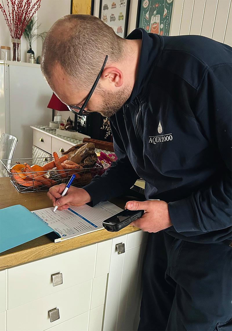 Entretien adoucisseur d'eau